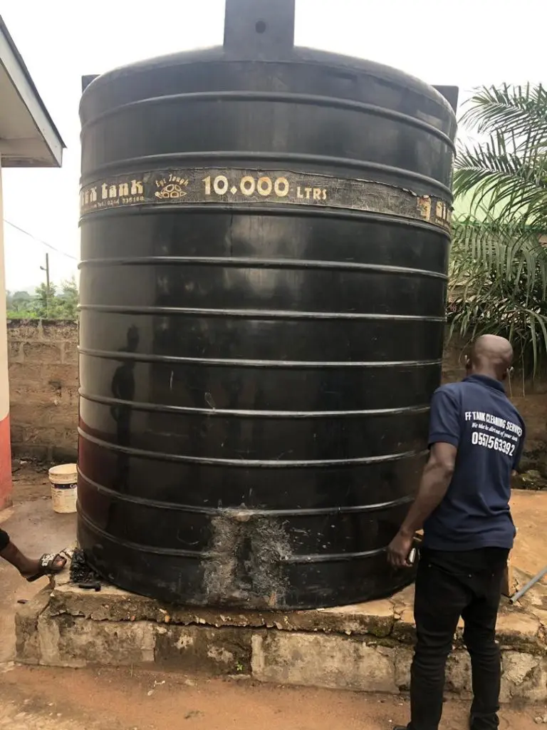 Badly patched Polytank
