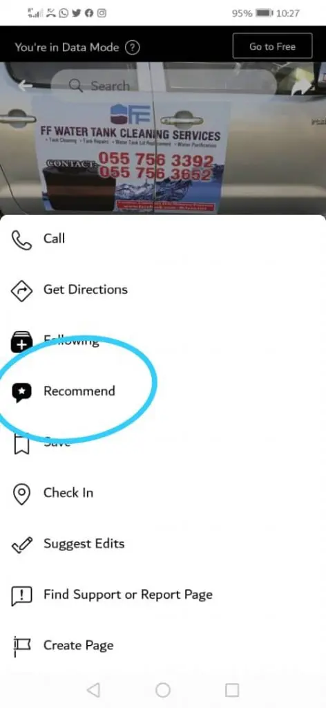 Recommend FF Buttton