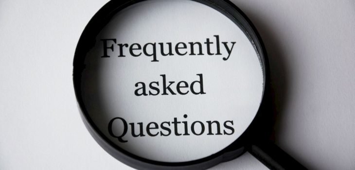 FAQ sign
